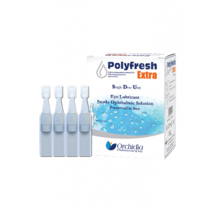 POLYFRESH EXTRA SDU Eye Drops ( Sodium hyaluronate 1 mg + Carboxymethyl cellulose 5 mg + Glycerin 9 mg ) 0.4 ml X 30